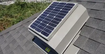 attic fan installation services with energy-efficient roof-mounted ventilation system in Tampa, FL
