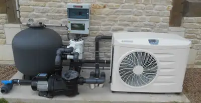 electric heater installation services with connected outdoor heating system equipment in Tampa, FL