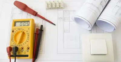 electrical service featuring diagnostic tools and electrical planning performed by certified electricians in Tampa, FL