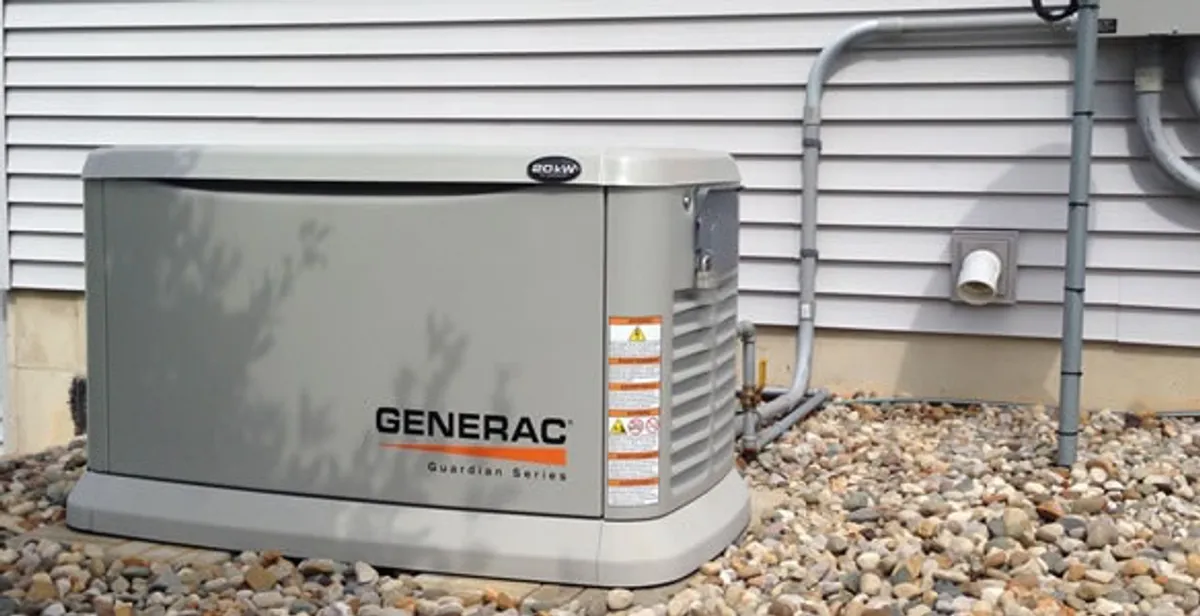 generator installation service featuring outdoor standby generator setup by licensed electricians in Tampa, FL