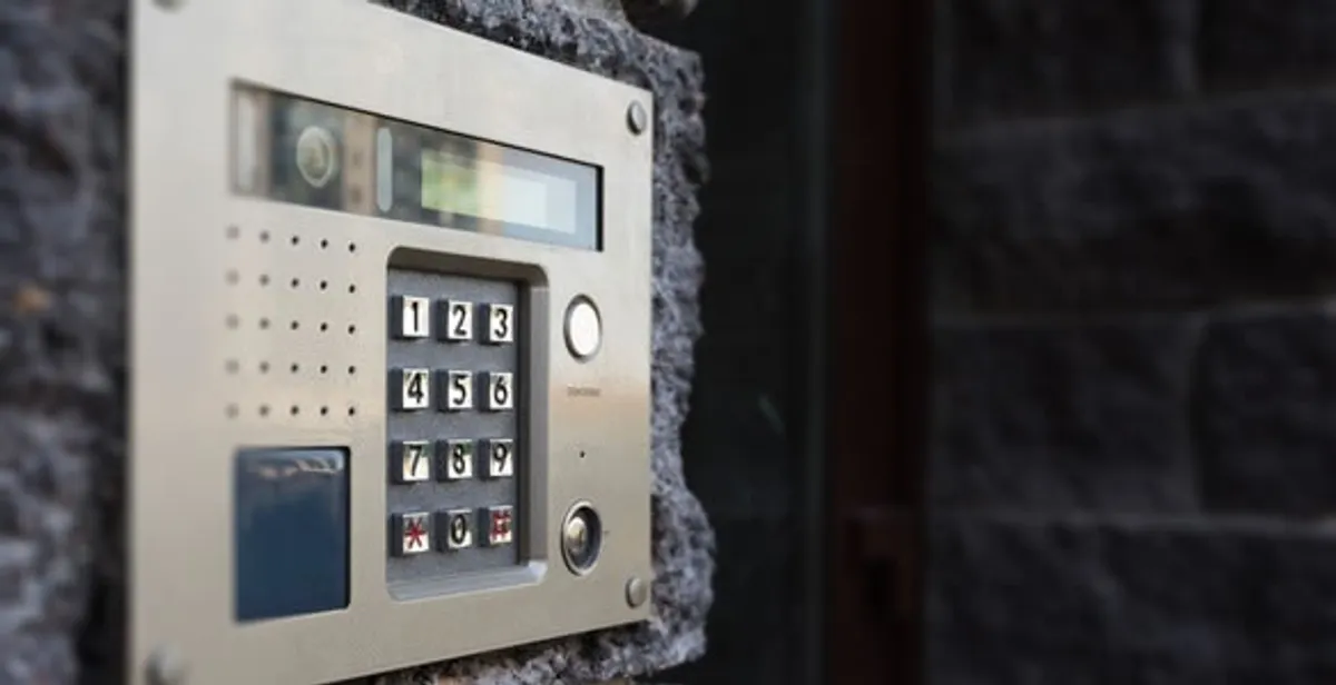 intercom system for home installation services with secure entry communication panel in Tampa, FL