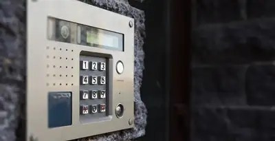 intercom system for home installation services with secure entry communication panel in Tampa, FL