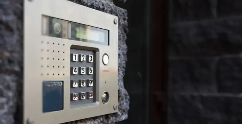 intercom system for home installation services with secure entry communication panel in Tampa, FL