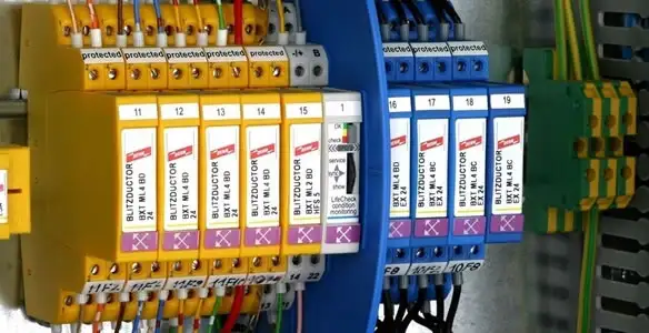 lightning surge protection equipment integrated into electrical system by certified electricians in Tampa, FL