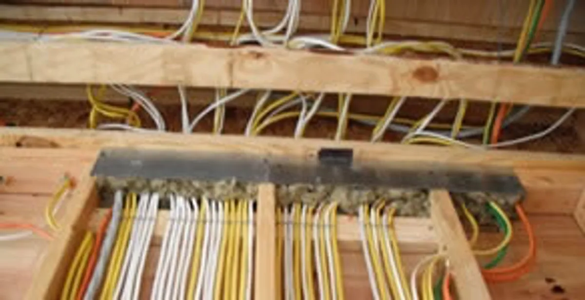 new construction wiring services with organized electrical rough-in performed by licensed electricians in Tampa, FL