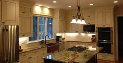 Recessed lighting installation enhancing interior lighting by professional electricians in Tampa, FL