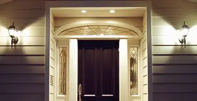 security light installation services with professionally installed entryway lighting in Tampa, FL